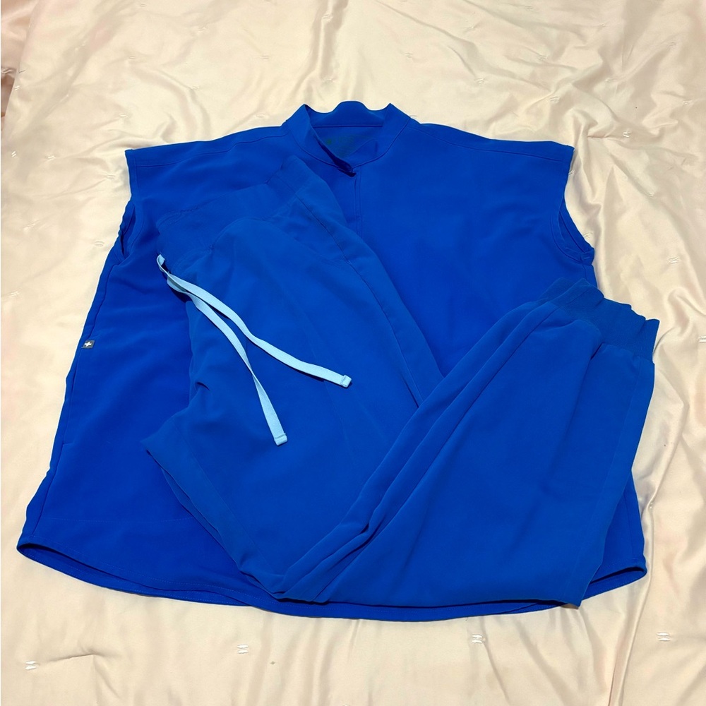 Figs Royal Blue Rafaela M, Zamora Joggers L